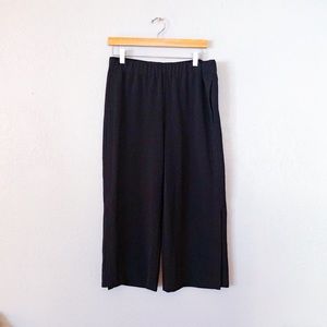 Wide leg crop pant